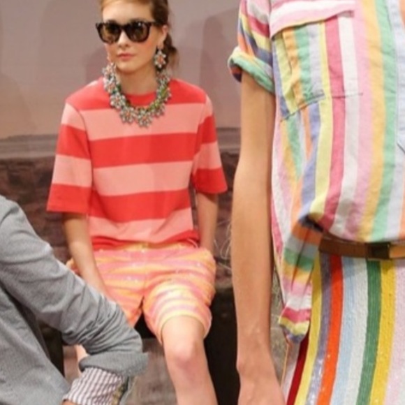 J. Crew Pants - JCREW Collection  Sequin Stripe Short SZ 4 NWT